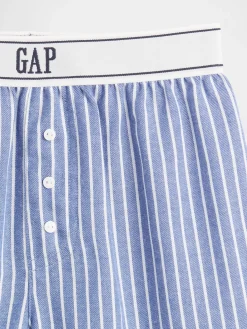 Kids Recycled Flannel PJ Boxer Shorts