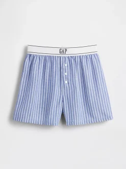 Kids Recycled Flannel PJ Boxer Shorts
