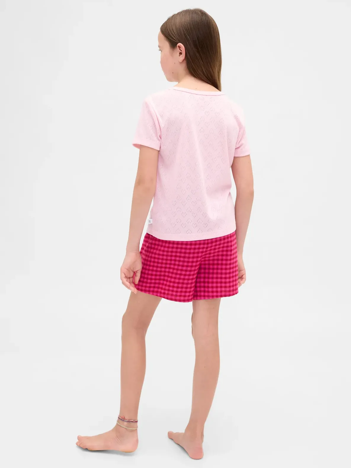 Kids Recycled Flannel PJ Boxer Shorts