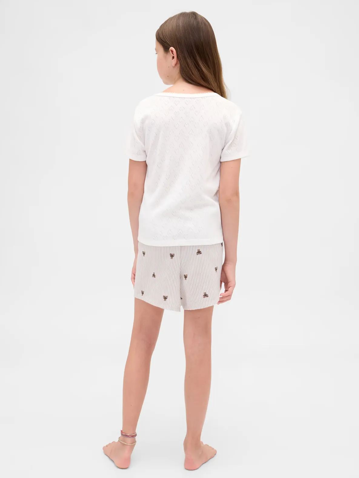 Kids Recycled Flannel PJ Boxer Shorts