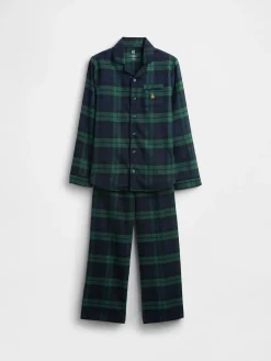 Kids Recycled Flannel PJ Set