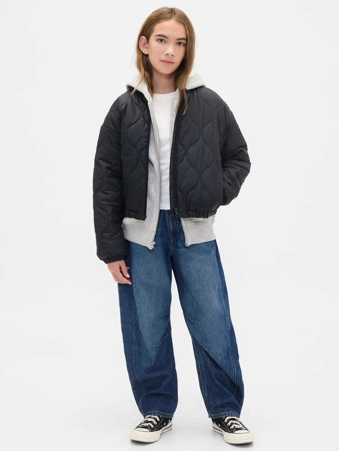 Kids Recycled Lightweight Quilted Puffer Jacket
