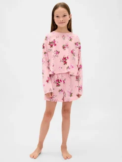 Kids Recycled PJ Short Set