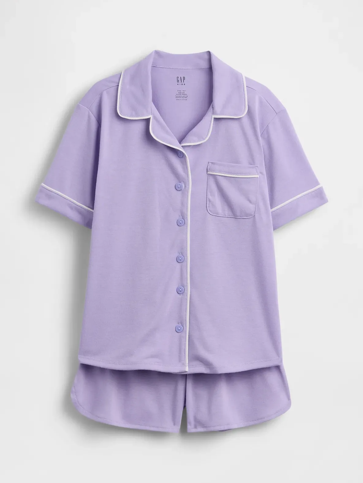 Kids Recycled PJ Short Set