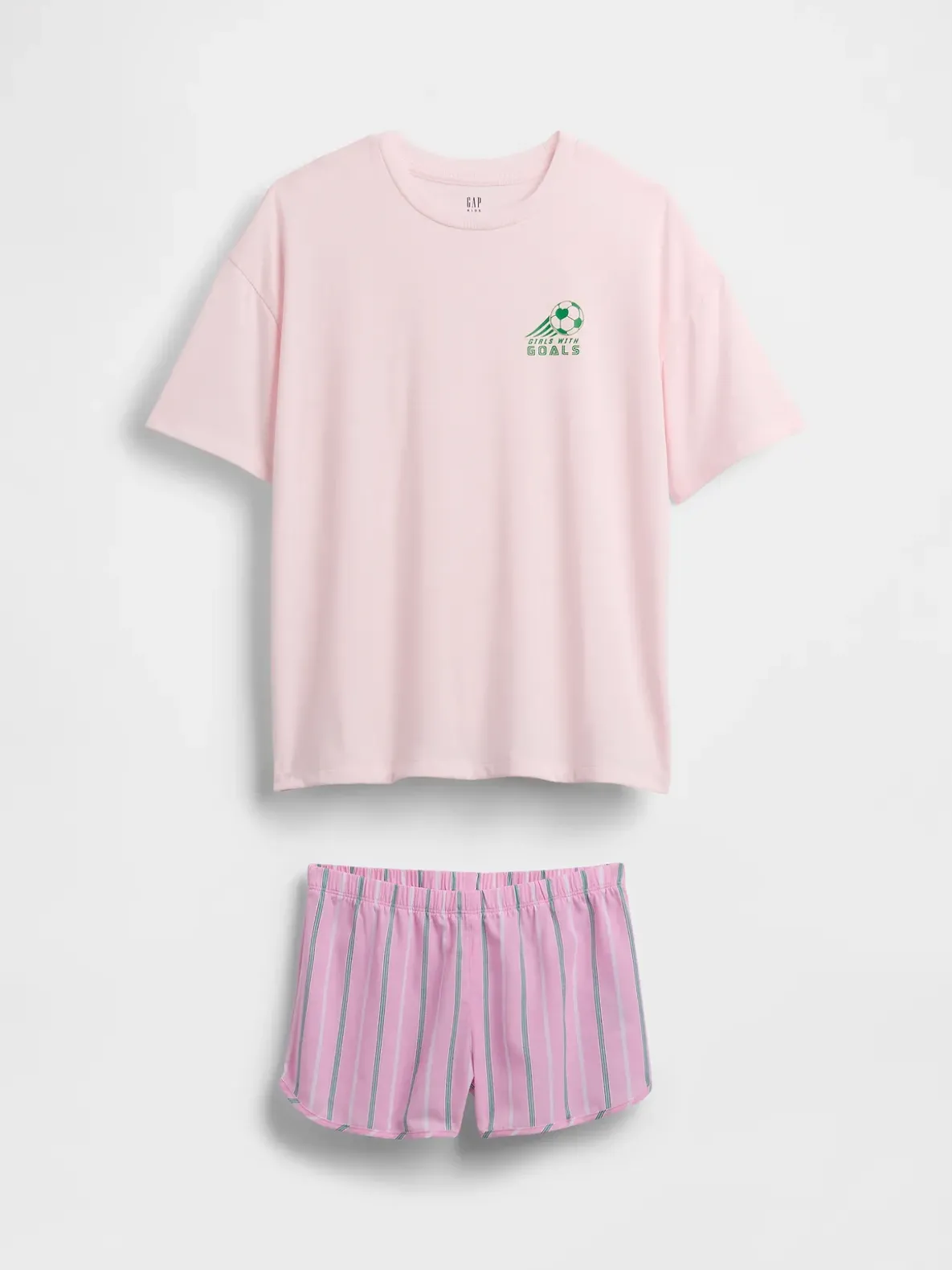 Kids Recycled PJ Short Set