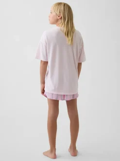 Kids Recycled PJ Short Set