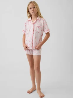 Kids Recycled PJ Short Set