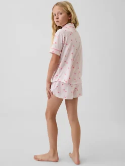 Kids Recycled PJ Short Set