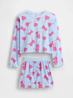 Kids Recycled PJ Short Set