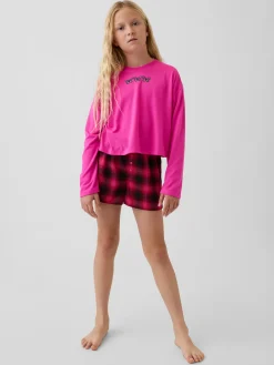Kids Recycled PJ Short Set