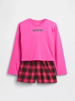 Kids Recycled PJ Short Set