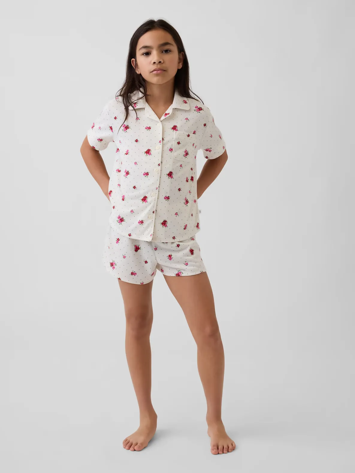 Kids Recycled PJ Short Set