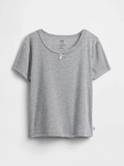 Kids Recycled Pointelle PJ T-Shirt