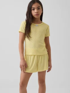 Kids Recycled Pointelle PJ T-Shirt