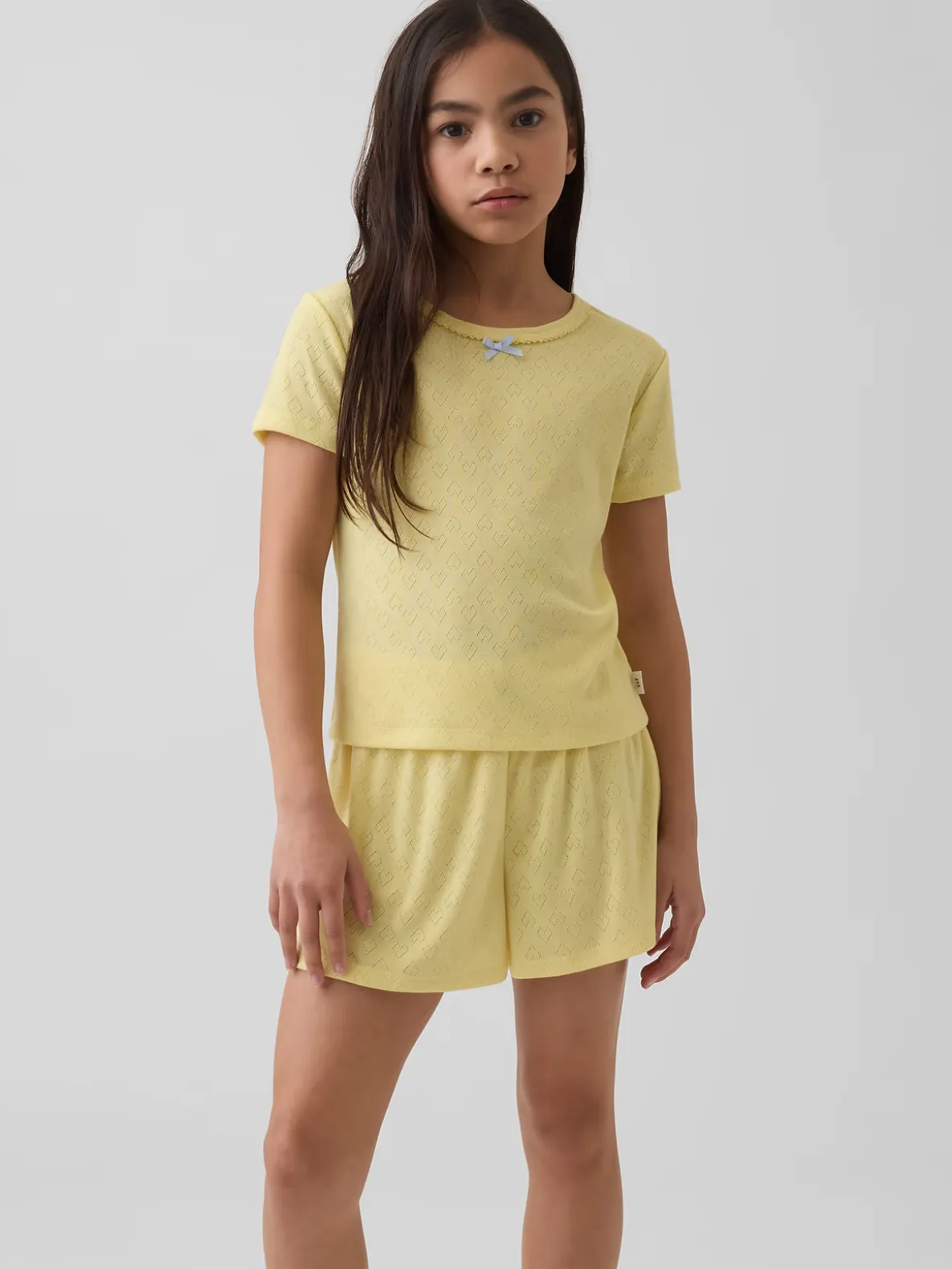 Kids Recycled Pointelle PJ T-Shirt