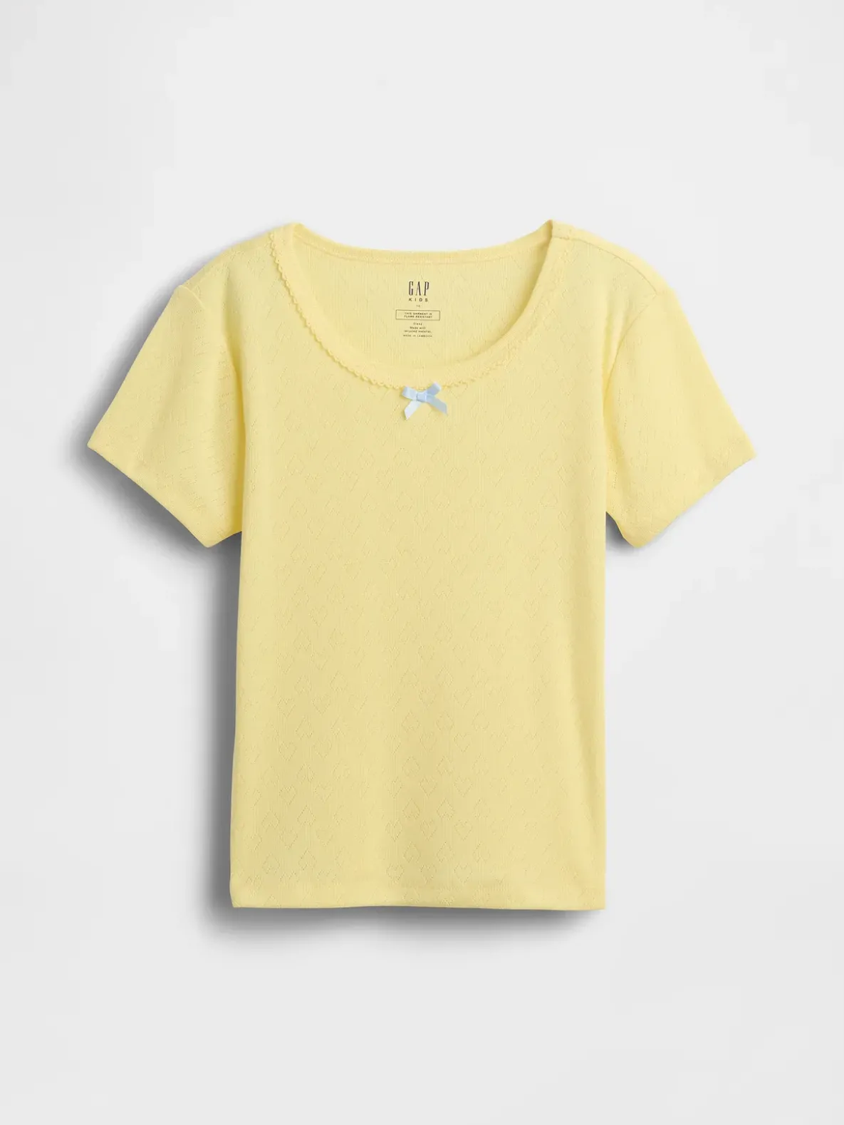 Kids Recycled Pointelle PJ T-Shirt