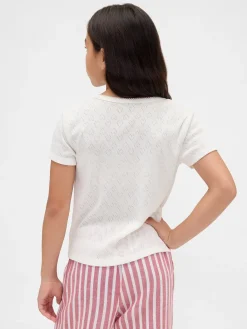 Kids Recycled Pointelle PJ T-Shirt