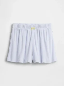 Kids Recycled Pointelle PJ Shorts