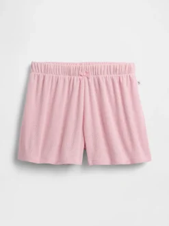 Kids Recycled Pointelle PJ Shorts