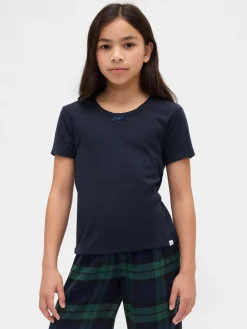 Kids Recycled Pointelle PJ T-Shirt
