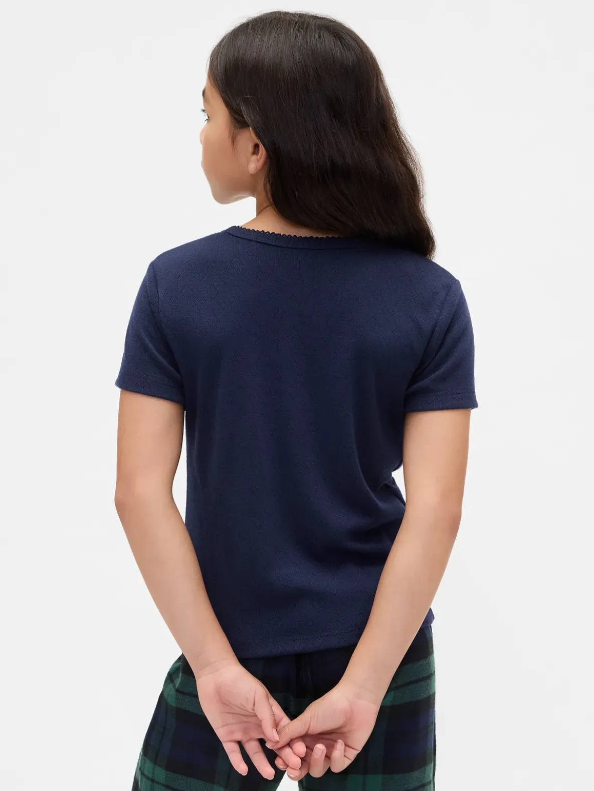 Kids Recycled Pointelle PJ T-Shirt
