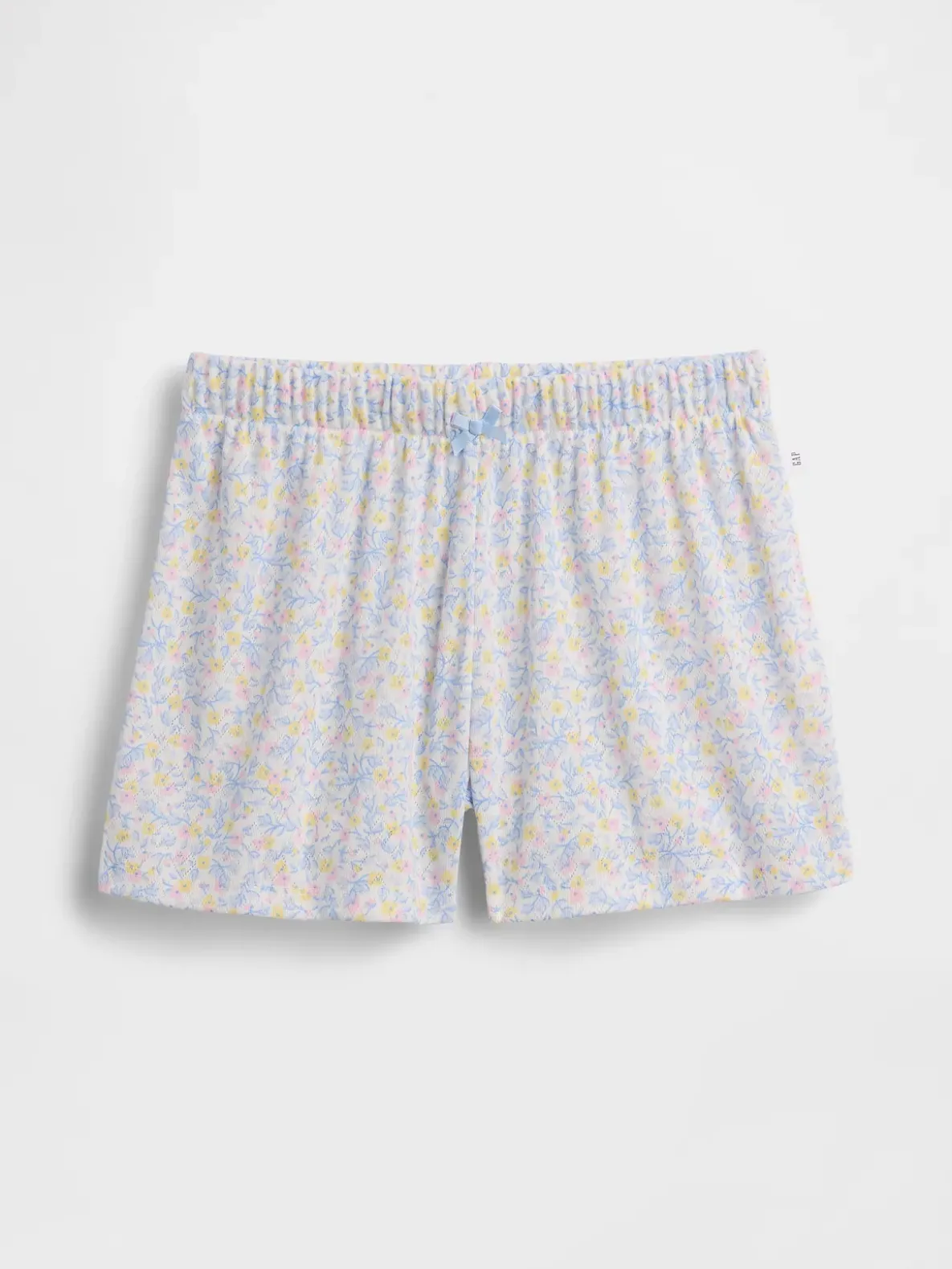 Kids Recycled Pointelle PJ Shorts