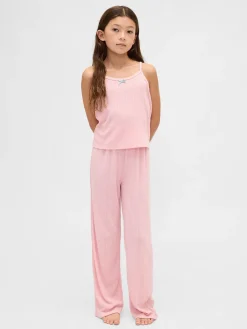 Kids Recycled Pointelle Tank PJ Set