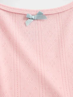 Kids Recycled Pointelle Tank PJ Set