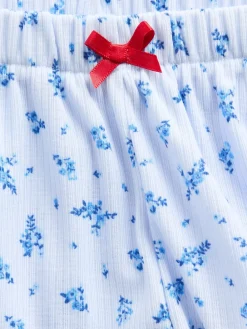 Kids Recycled Rib PJ Shorts