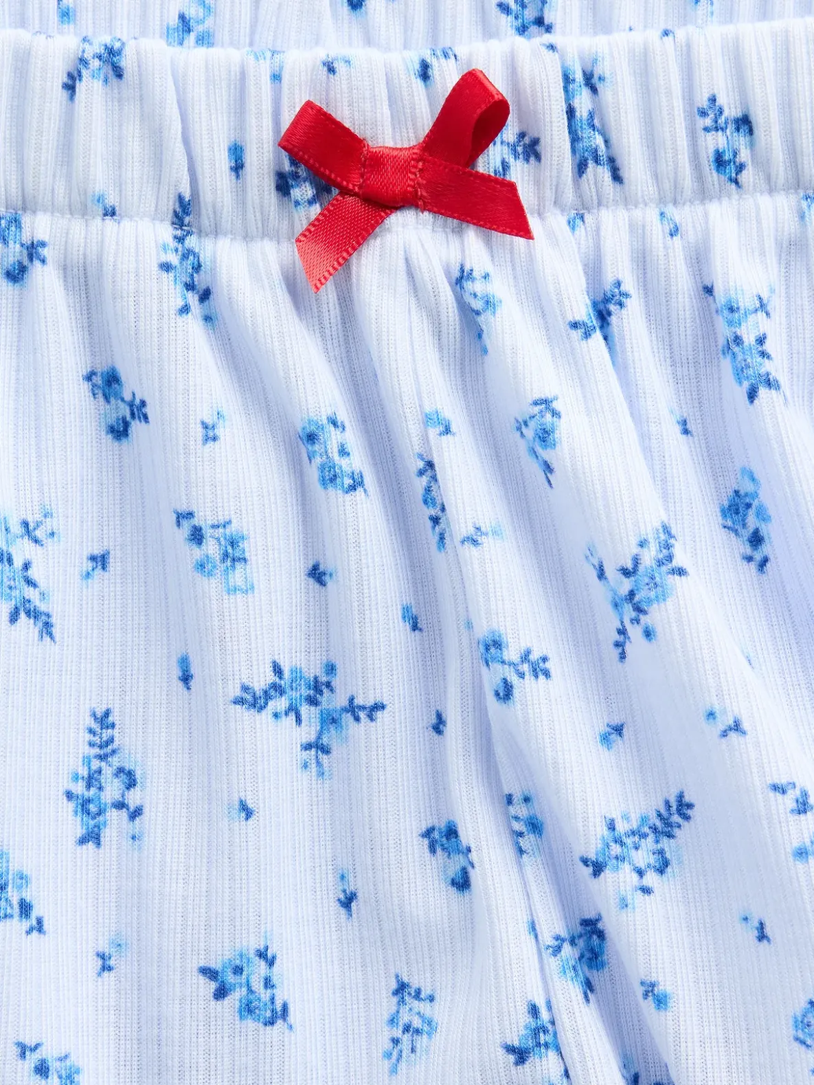 Kids Recycled Rib PJ Shorts