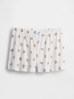 Kids Recycled Rib PJ Shorts