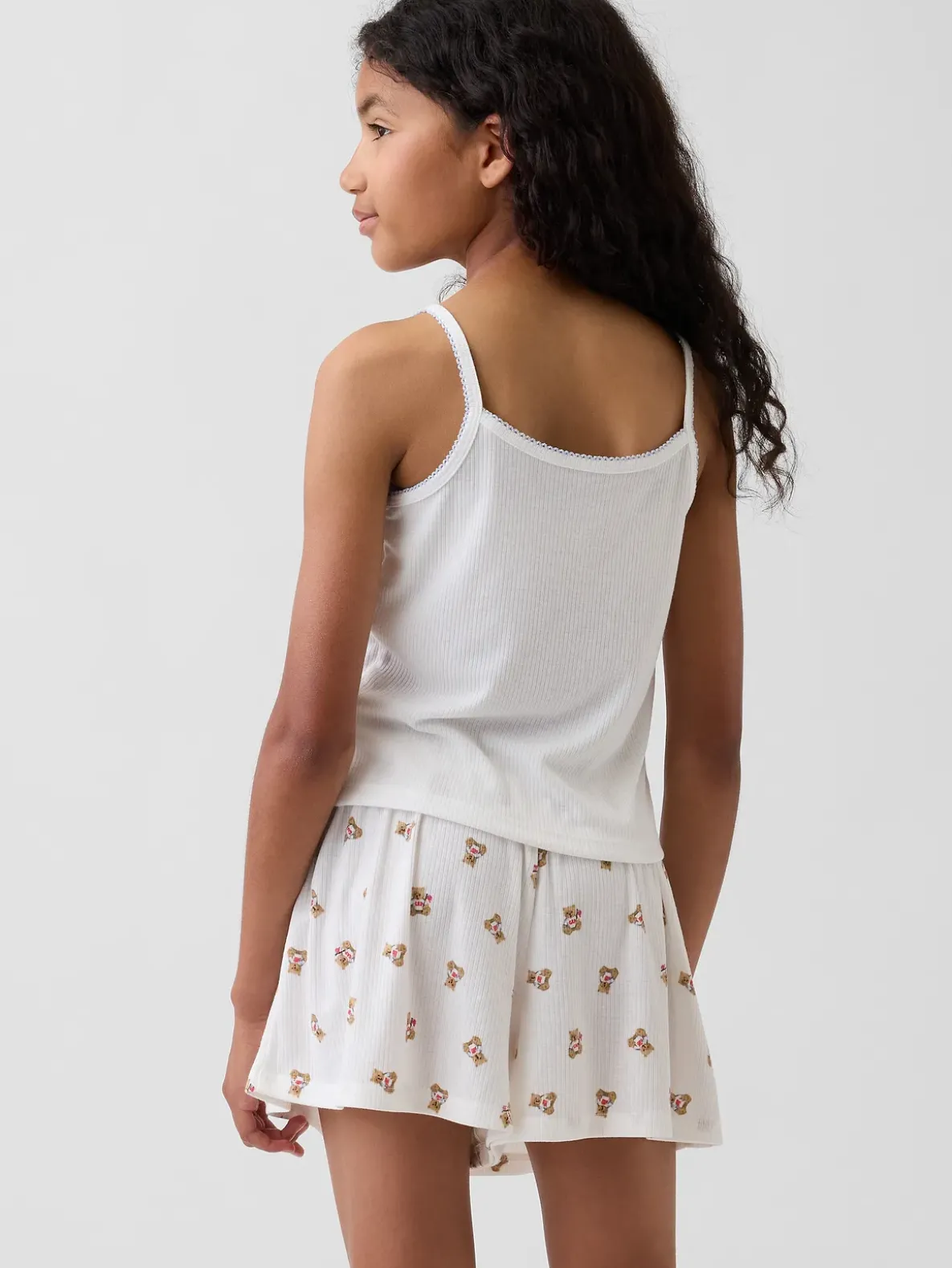 Kids Recycled Rib PJ Tank Top