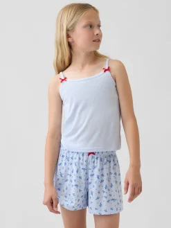 Kids Recycled Rib PJ Tank Top