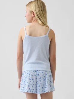 Kids Recycled Rib PJ Tank Top