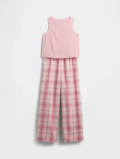 Kids Recycled Tank PJ Set