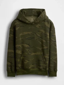 Kids Relaxed Camo Hoodie