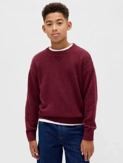 Kids Relaxed Crewneck Sweater