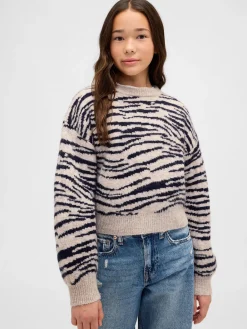 Kids Relaxed Crewneck Sweater