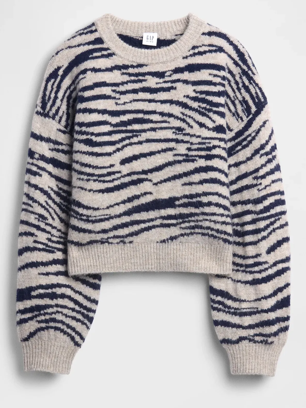 Kids Relaxed Crewneck Sweater