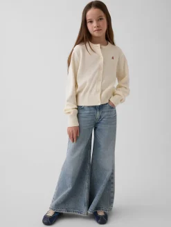 Kids Relaxed Crop Cardigan