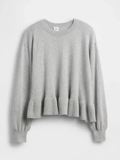 Kids Relaxed Peplum Sweater