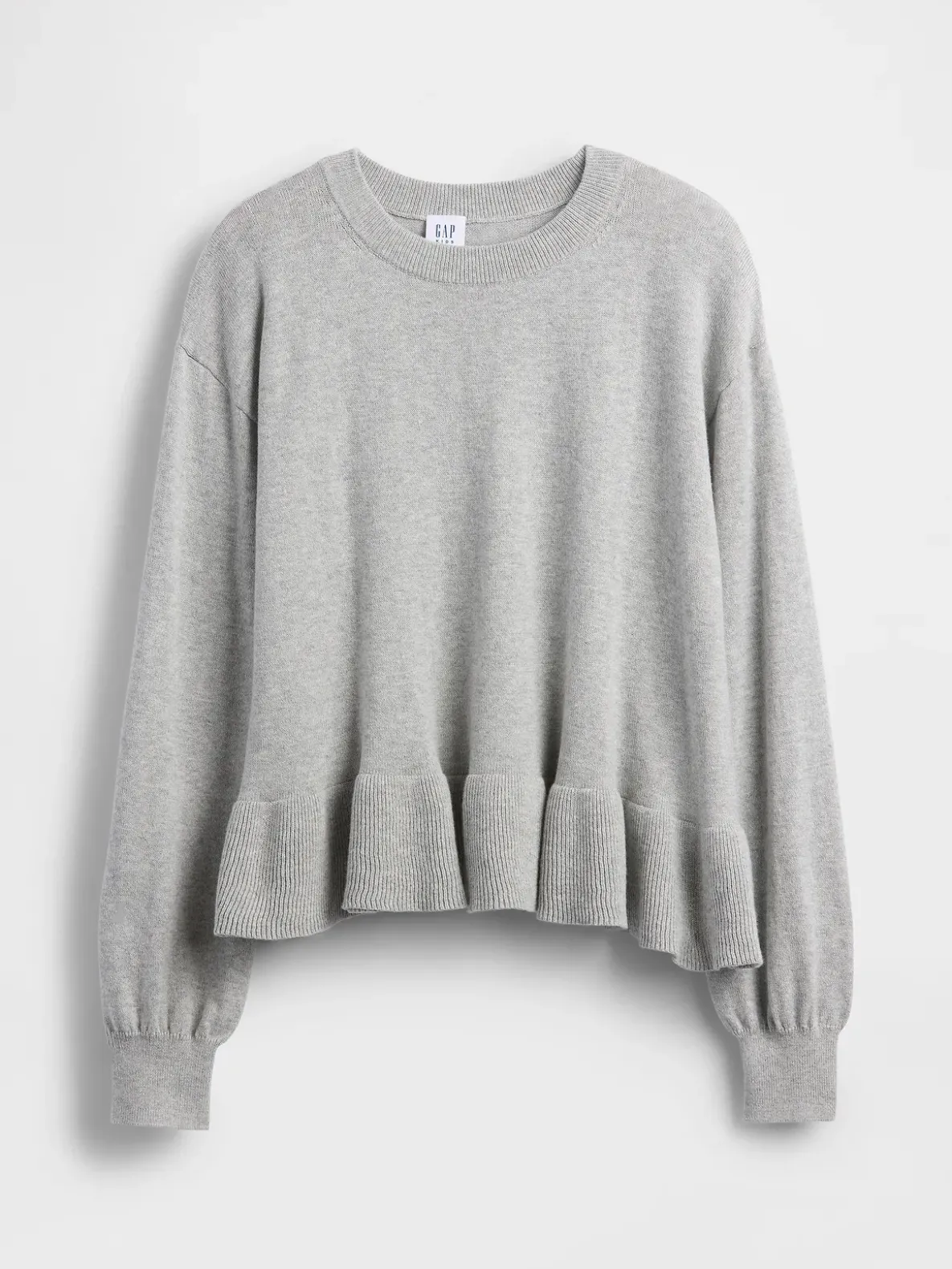 Kids Relaxed Peplum Sweater
