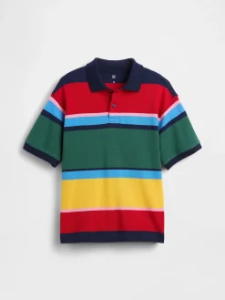 Kids Relaxed Pique Polo Shirt