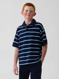 Kids Relaxed Pique Polo Shirt