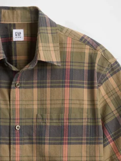 Kids Relaxed Plaid Shirt
