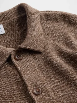 Kids Relaxed Polo Cardigan Sweater