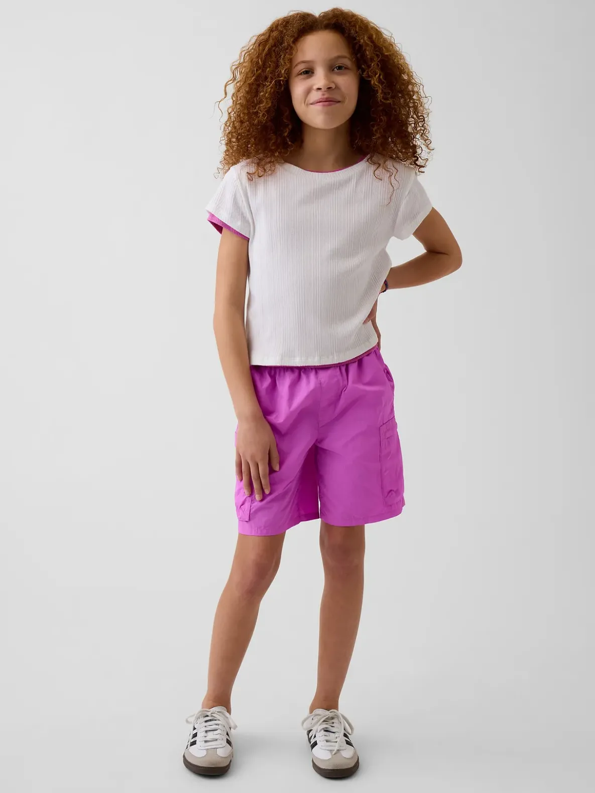 Kids Relaxed Quick-Dry Cargo Shorts