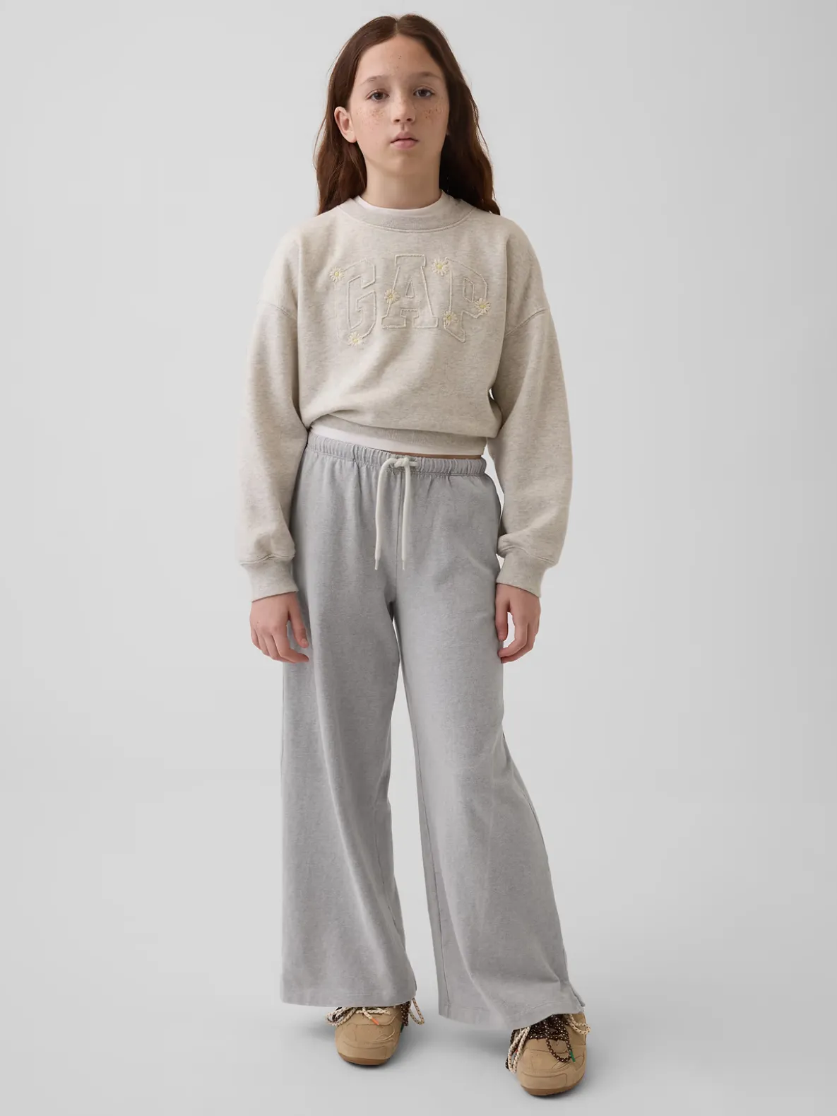 Kids Relaxed Wide-Leg Pants