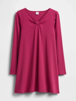 Kids Rib Bow Dress