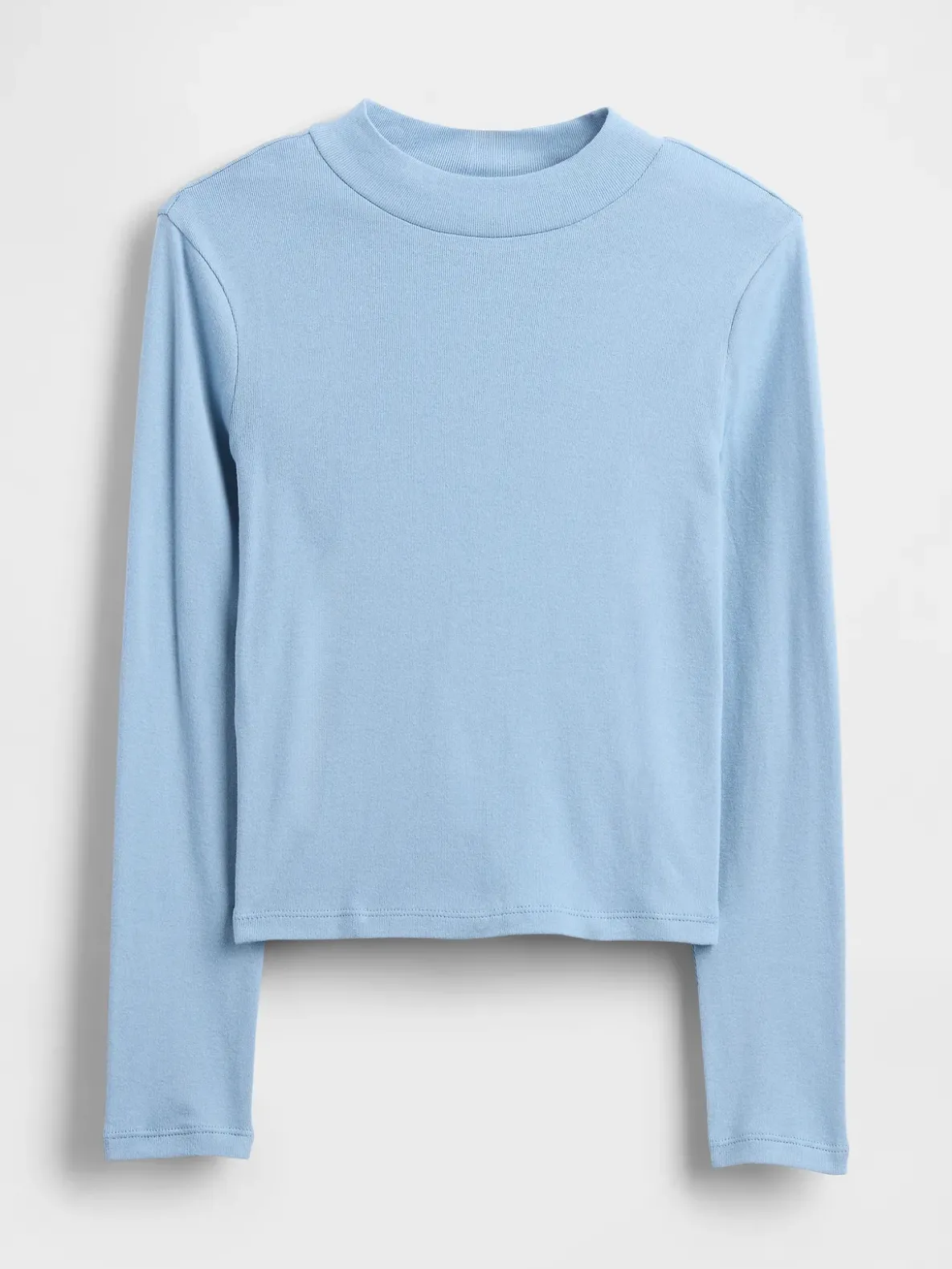 Kids Rib Mockneck T-Shirt